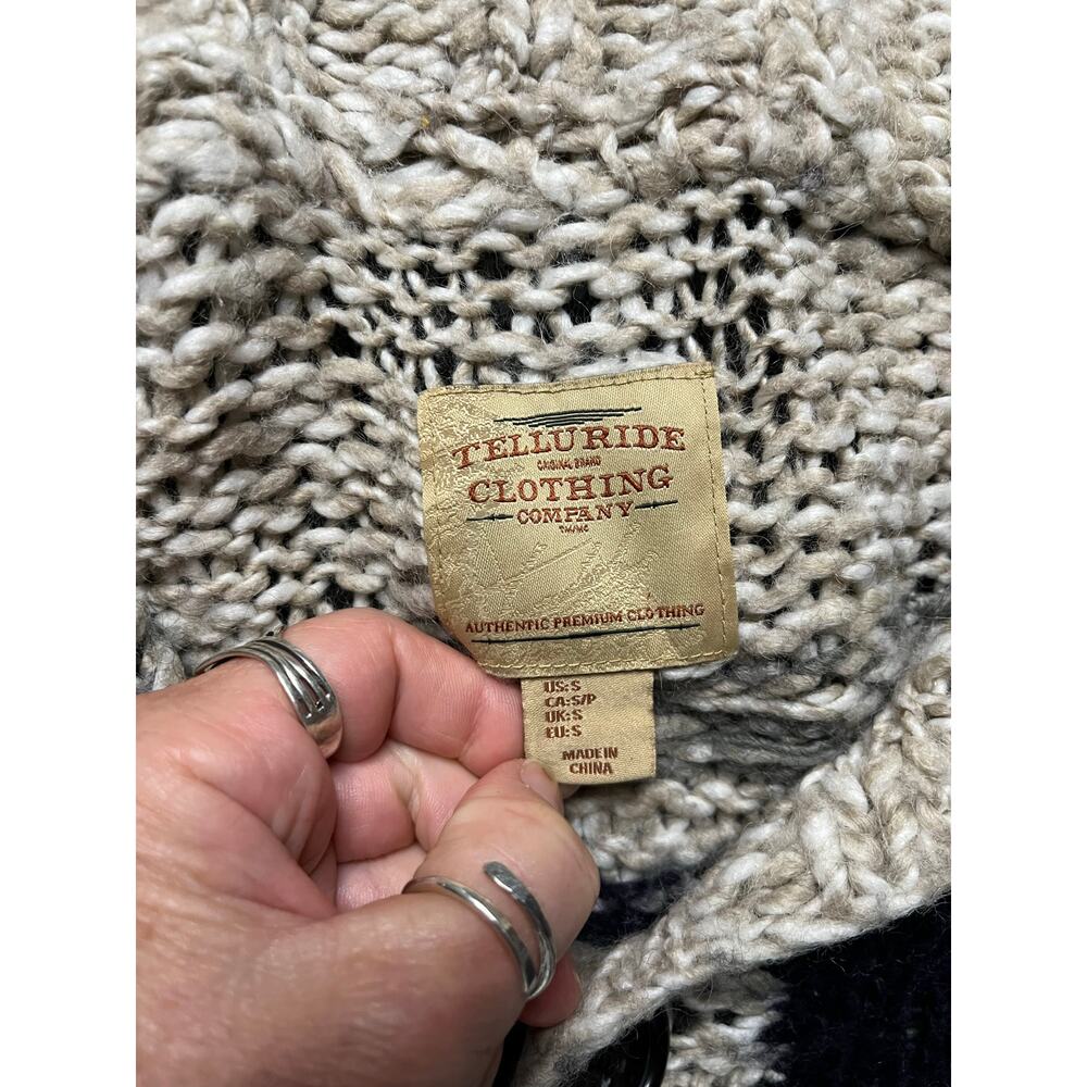 Y2K Telluride Clothing Wool and Acrylic Blend Nordic Style Cardigan - Picture 6 of 9